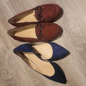 Crown & Ivy Blue and Brown Women's Shoes